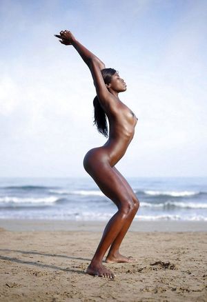 ebony model naked